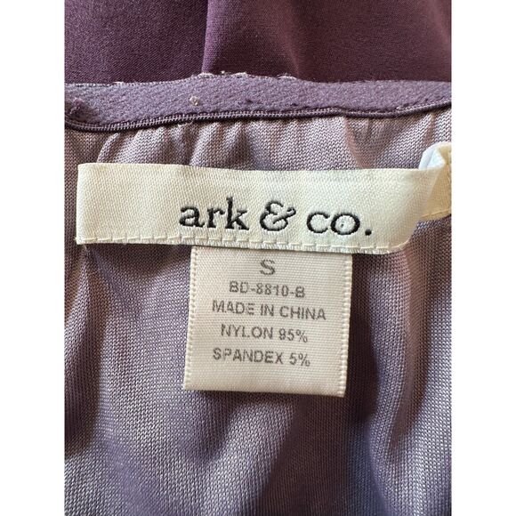 ark and co strapless asymmetrical two toned ruffled mini dress size small - Picture 4 of 4